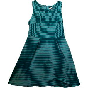 Merona Fit and Flare Striped Dress